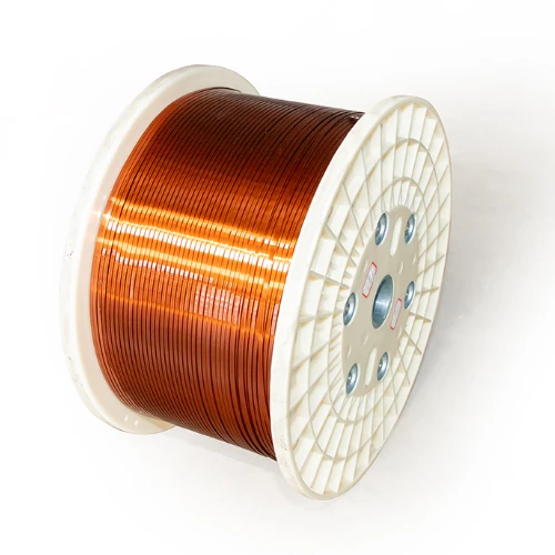 This is Polyamide-imide Vertical Winding Enamelled Copper (Aluminum) Flat Wire (Class 220) photo