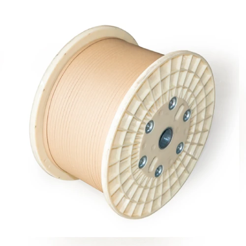 This is a picture of Cable paper-wrapped copper (aluminum) flat wire